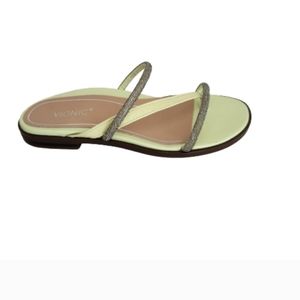 Vionic Lime Green Prism Toe Post Sandal Size 6.5 Medium